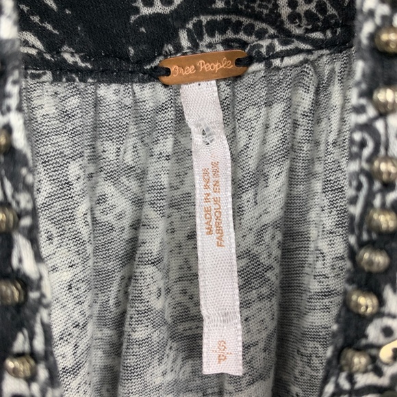 Free People small tunic top cold shoulder keyhole - Picture 5 of 7